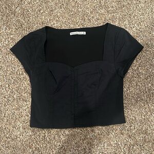 Abercrombie & Fitch Hook and Eye Short Sleeve Top